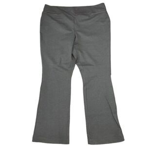 NWT New York & Company Ponte Knit Dress Pants Gray Bootcut Office Plus Size 3X